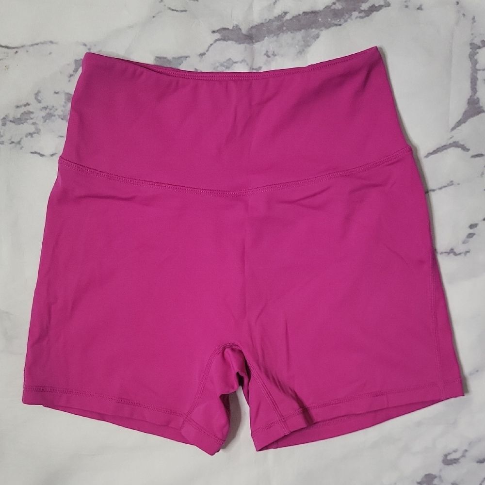 Alphalete Magenta Women's Bike Shorts